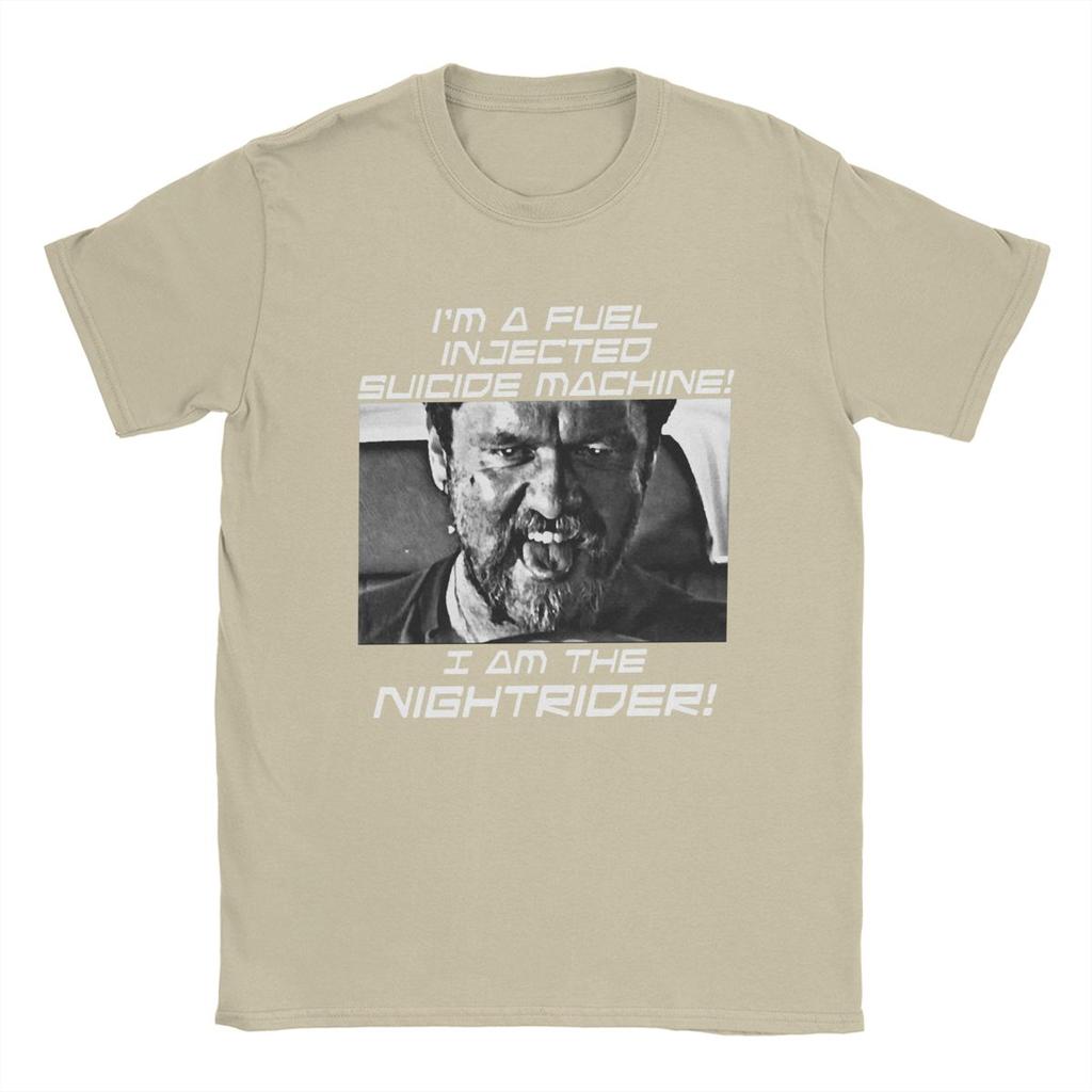 Hipster Nightrider Mad Max T-Shirts Herren Rundhals-T-Shirts aus reiner Baumwolle Kurzarm-T-Shirt Sommerkleidung