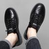 Fashion 2024 New Lace Up Leisure Walk Footwear All-match Outdoor Hiking Trainers Cow Leather Men Shoes Non-Slip Oxford Sneakers for Man