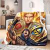 Naruto Cartoon Warm Comfortable Flannel Blanket - Printed, For Bedrooms, Sofas, Beds, Chairs, Picnics, Travel -HE12