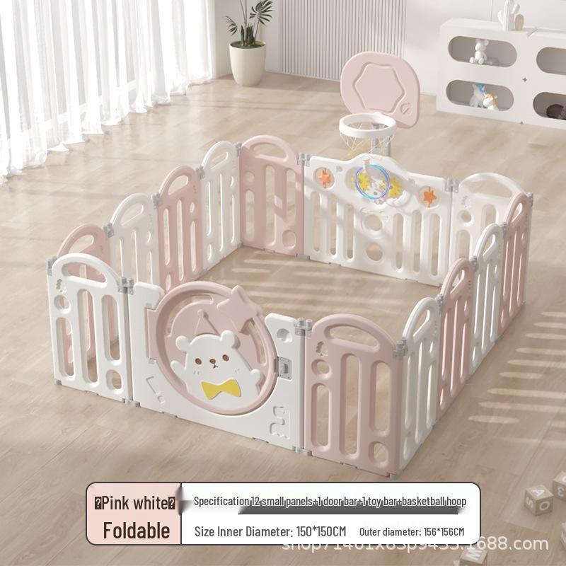 Indoor Safety Playpen & Crawling Mat for Babies: Anti-Fall Playground & Learning Fence