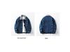 2025 Men's Autumn/Winter Denim Jacket with Faux Rabbit Fur Collar, Cotton Texture, Fleece-Lined, Washed Finish.