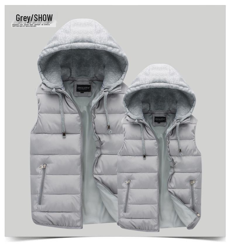 Herbst Winter Herren und Damen LOUG Bedruckte Baumwollweste