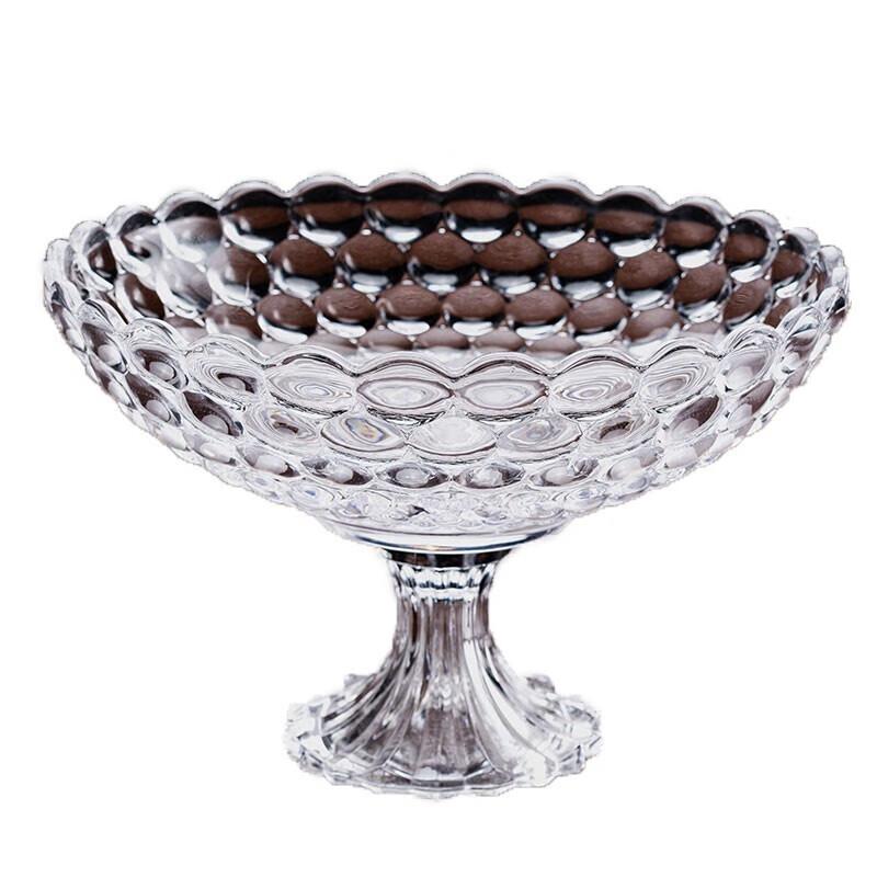 

Homeglen European Crystal Glass Pedestal Fruit Bowl