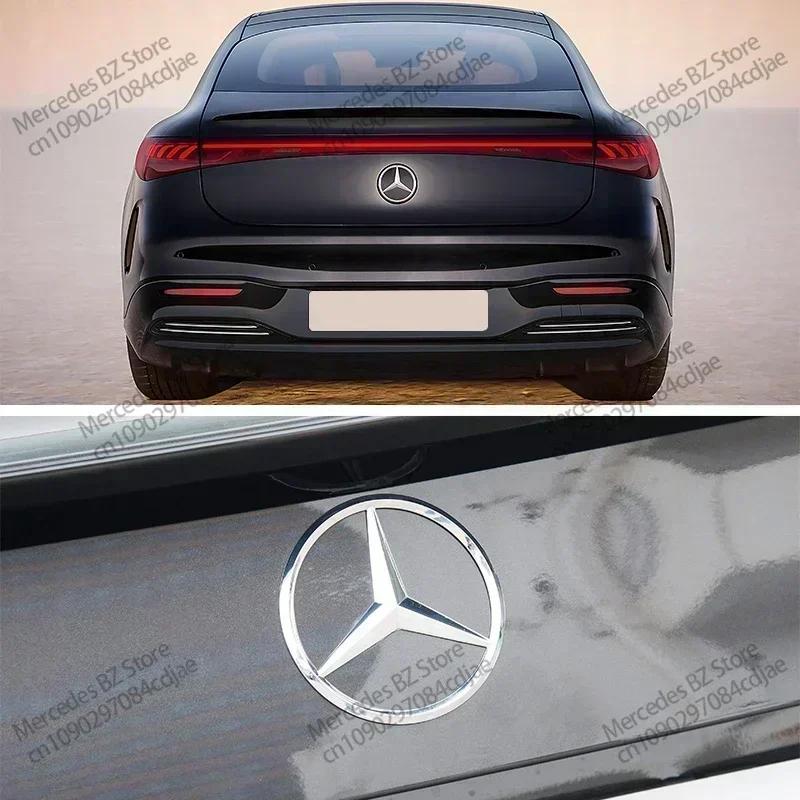 81mm ABS Car Rear Badge Sticker 3pins Snap Trunk Emblem Decal For Mercedes Benz C-class C450 C43 AMG W205 2016-2021 A2058174500