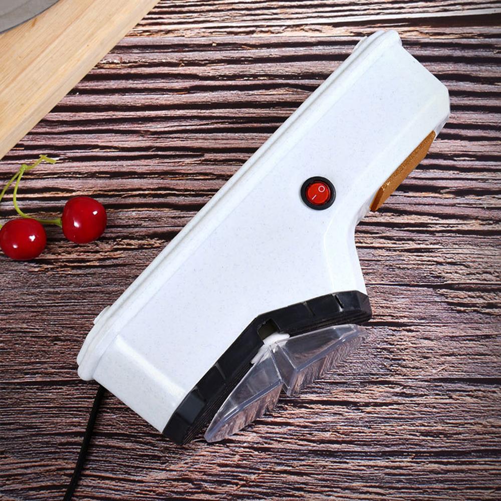 Affilacoltelli Elettrico Alimentato da USB Strumento Multifunzione per Affilare Coltelli da Chef, Coltelli da Cucina, Coltelli da Frutta