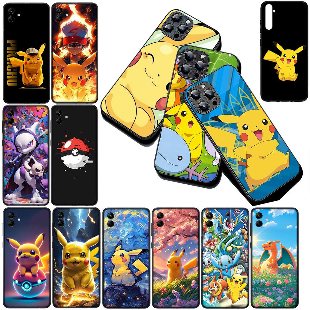 Casing for Apple iPhone 17 Pro XS Max Air 6 7 8 Plus 5 + SE 2022 SE2 16E Phone Cover Soft Case Cartoon P-Pokemons GO P-Pikachus