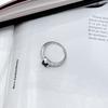 Серебряное кольцо с натуральным сапфиром 0.75ct, вес изделия 2,63 гр (2168768)
