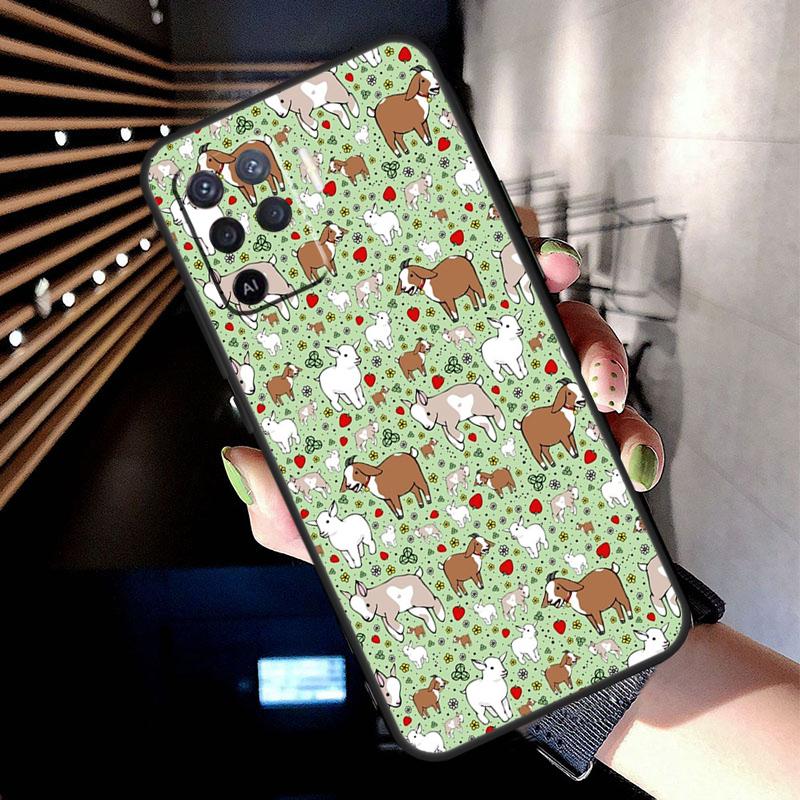 Goats Case For Oppo A74 A54 A94 A80 A60 A40 A18 A38 A58 A78 A98 A96 A76 A16 A15 A17 A57 A77 A5 Pro