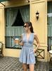 European & American Style Deep V-Neck Sleeveless Jumpsuit, Women's Summer Waist-Cinching Wide-Leg Shorts