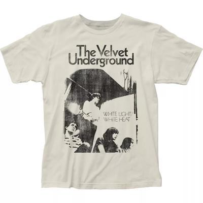 Velvet Underground White Light White Heat Herren T-Shirt Klassisches T-Shirt Vintage Weiß