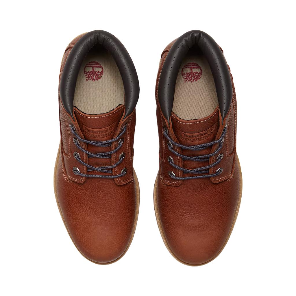 Timberland Road Trip Premium Mid Waterproof Chukka Boot Rust Dark Grey Men Sneakers Brown Rust-Full-Grain TB0A6DVDAAD