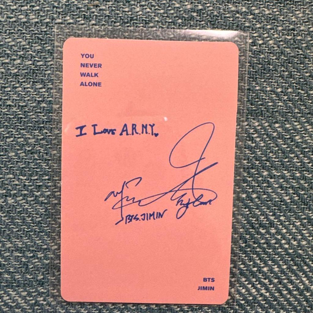 [USED] Jimin Trading Card Ynwa
