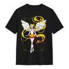 Japanese Anime Sailor Moon T-Shirt Men's Crew Neck Cotton T-Shirt Summer New Retro Men's and Women's Streetwear
