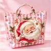 Christmas Printed PVC Waterproof Tote Bag Amazon European and American Women Commuter Shopping Handbag