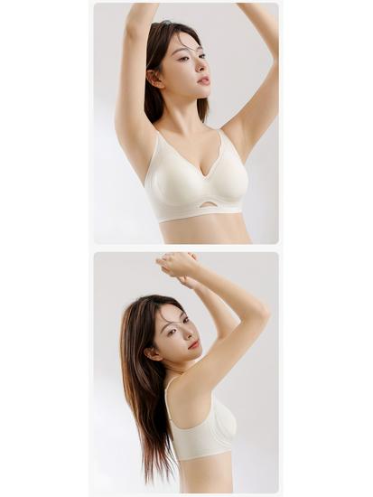 Ultra-Thin Seamless Wireless Bra - Soft, Breathable, and Comfortable