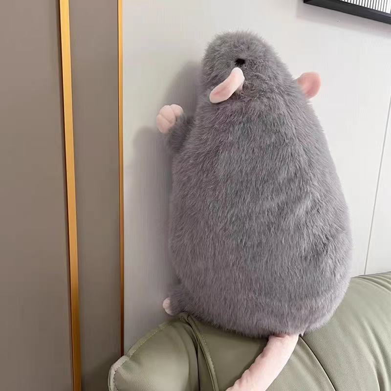 Bambola Mouse Creativa 30/45/90cm Peluche Cartone Animato Ramo Fiorito Bambola Ratto Morbida Figura Animale Sovradimensionata Regalo per Bambini Compleanno