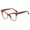 Trendy Fashionable Women'S Reading Glasses Luxury Brand Green Leopard Eyeglasses Female Anti Blue Light Presbyopia Eyewear