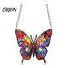 Butterfly Jigsaw Puzzle Ornament Acrylic Suncatcher for Window, Stained Glass Colorful Effect Ornament, Window Hanging Decoration Indoor Outdoor