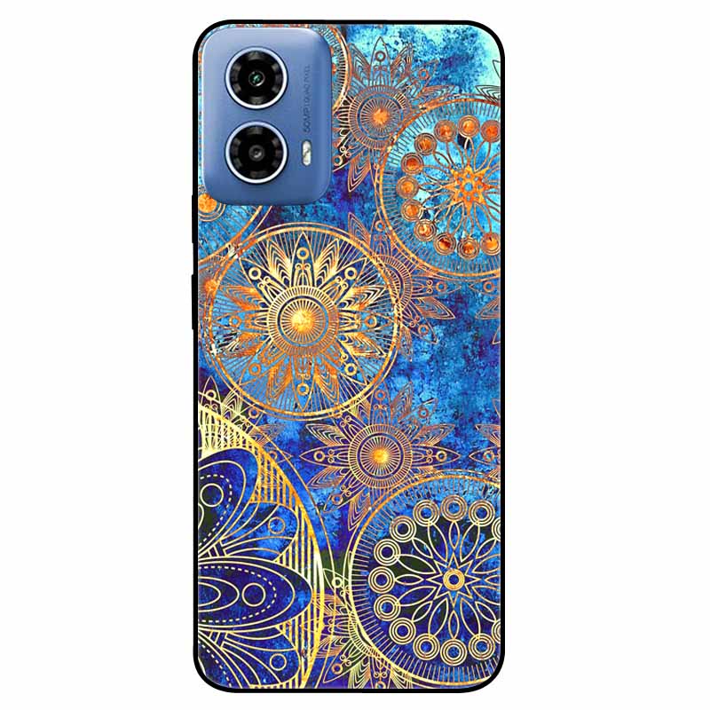 For Moto G34 5G Case G 24 Soft Silicone Fashion Animals TPU Bumper for Motorola Moto G24 G04 Painted Phone Covers Luxury Capa