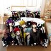 Anime KurokoS Basketball Kuroko Tetsuya Bedding Collection With Bed Linen Cartoon Duvet Cover Collection Pillowcase Twin Size For Boys Bedclothes