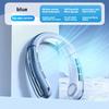 Neck Mounted Fan Mini Portable Silent Bladeless Fan with 100 Adjustable Speed Settings LED Digital Display Outdoor Neck Fan