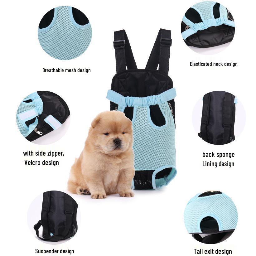 Pet-Friendly Dual-Shoulder Backpack for Cats and Dogs
