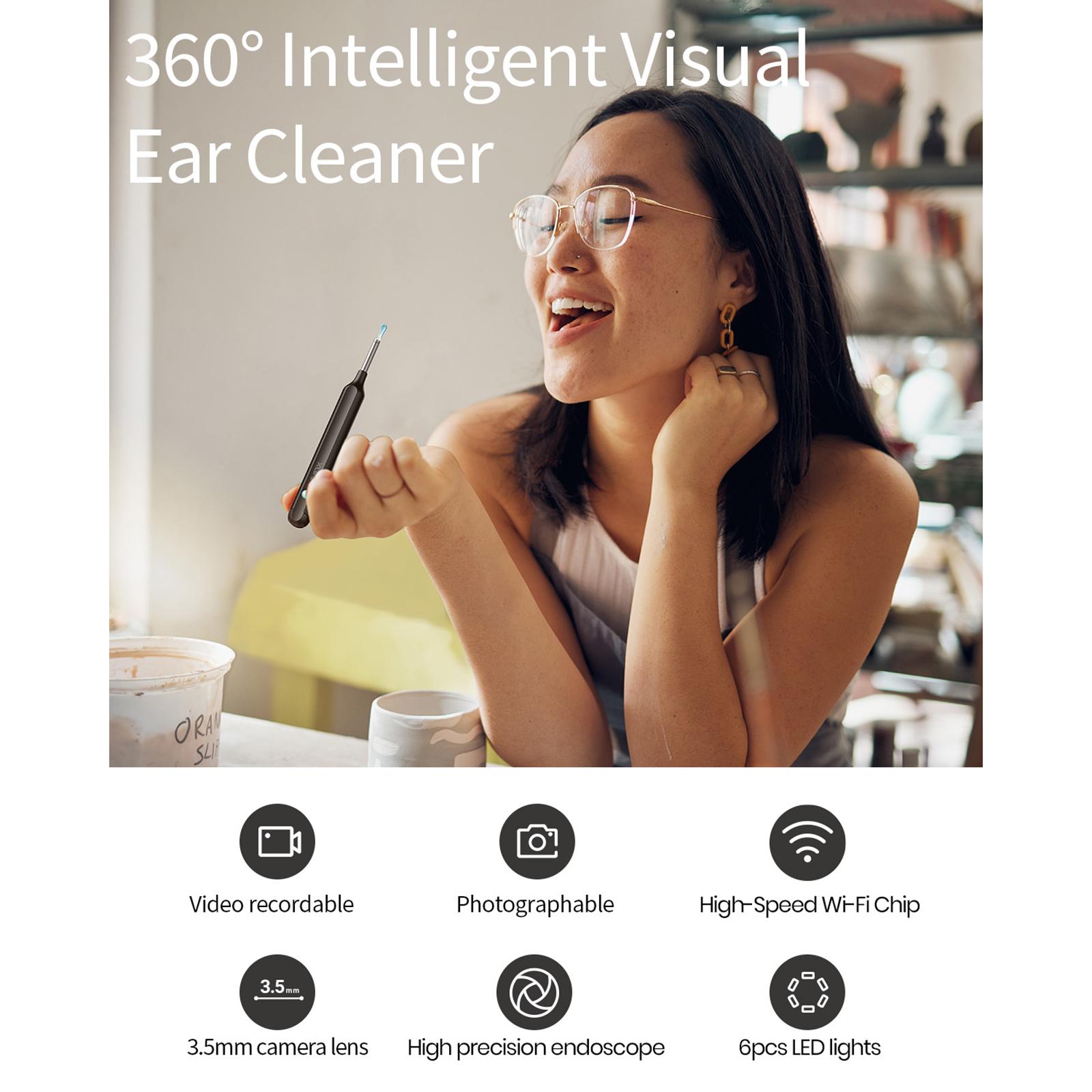 Визуальный USB-перезаряжаемый очиститель для ушей — фото 5