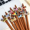 10Pcs Dog Themed Ballpoint Pen, Retractable Ballpoint Pen, Daily Office Stationery, Holiday Gift Stationery