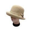 Breathable Knitted Sun Hat New Fashionable Style with Raised Brim Stylish Mom Hat for Summer Sun Protection