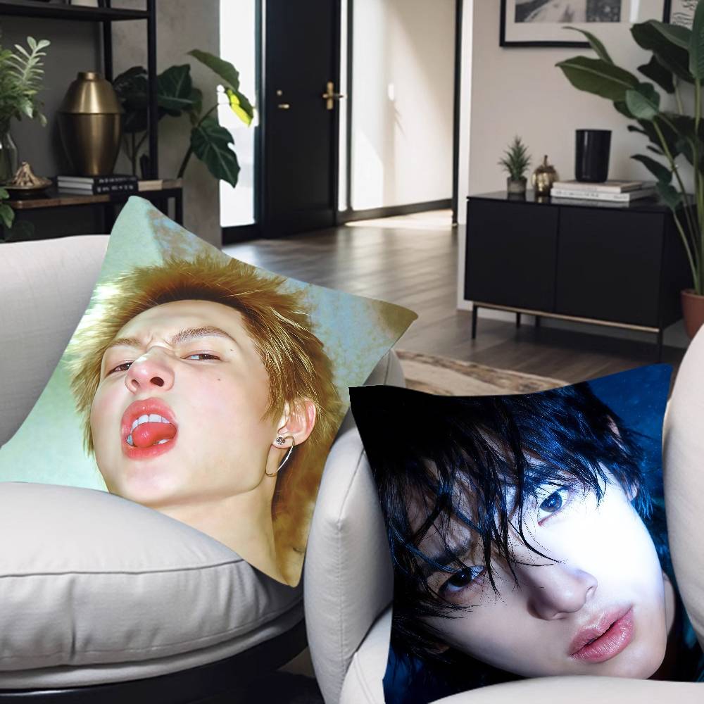 KPOP BOY HOT CCORTIS Personalized Pillow Dust Cover Bedroom Kids Party Decoration Pillowcase Birthday Children Gift