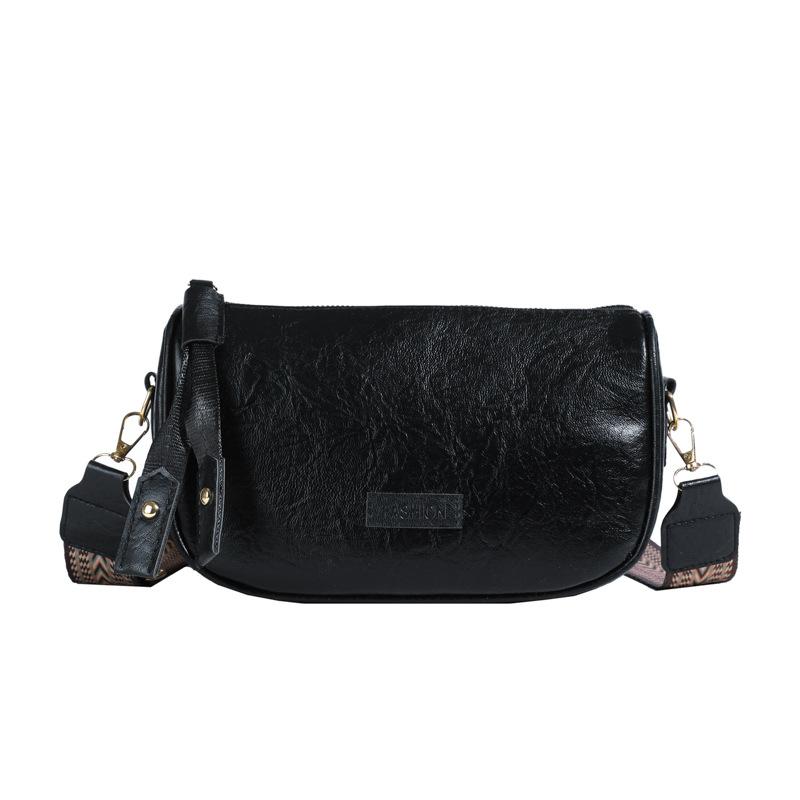 Popular bag 2025 new teacher shoulder messenger bag solid color pillow bag