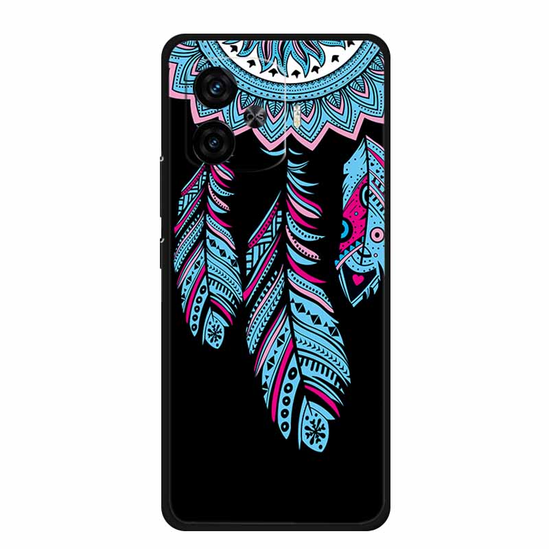 Black Silicone Case For Vivo iQOO Z9 Turbo Plus Case Z 9 Turbo Coque Soft Back Cover For Vivo iQOO Z9 Turbo Phone Case Cartoon