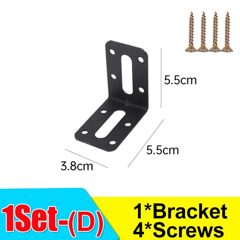 

L-Shaped Corner Brackets Stainless Steel Corner Braces Drawer Shelf Bracket Fixing Right Angle Corners Brace Furniture Hardware