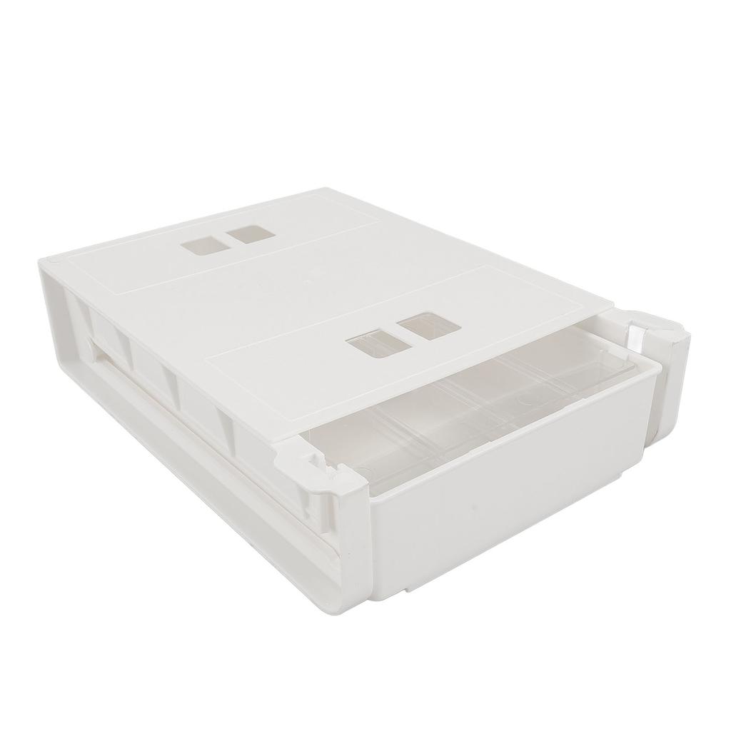 Under Desk Drawer Organizer Pull Out Desktop Hidden Pen Holder for Pencil Stationery Office Home
