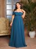 New large-size women's evening dress, long dress with split ends, high waist and thin, elegant and sexy long European and American dress women