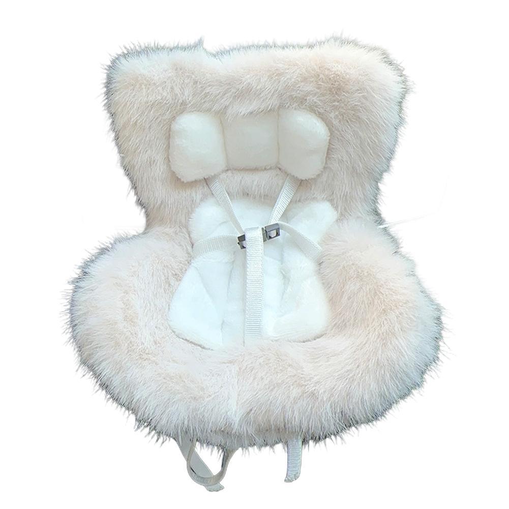 Car Seat Vent Clip For 17CM Dolls Cute Safety Carseat With Soft Cushion Car Safety Seat Ornament Cars Air Vent Decoration Chair