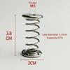 4Pcs Vibration Damping Shock Absorbing Strong Steel Spring M5/M6 Thread Filling Machine Dispenser Accessories