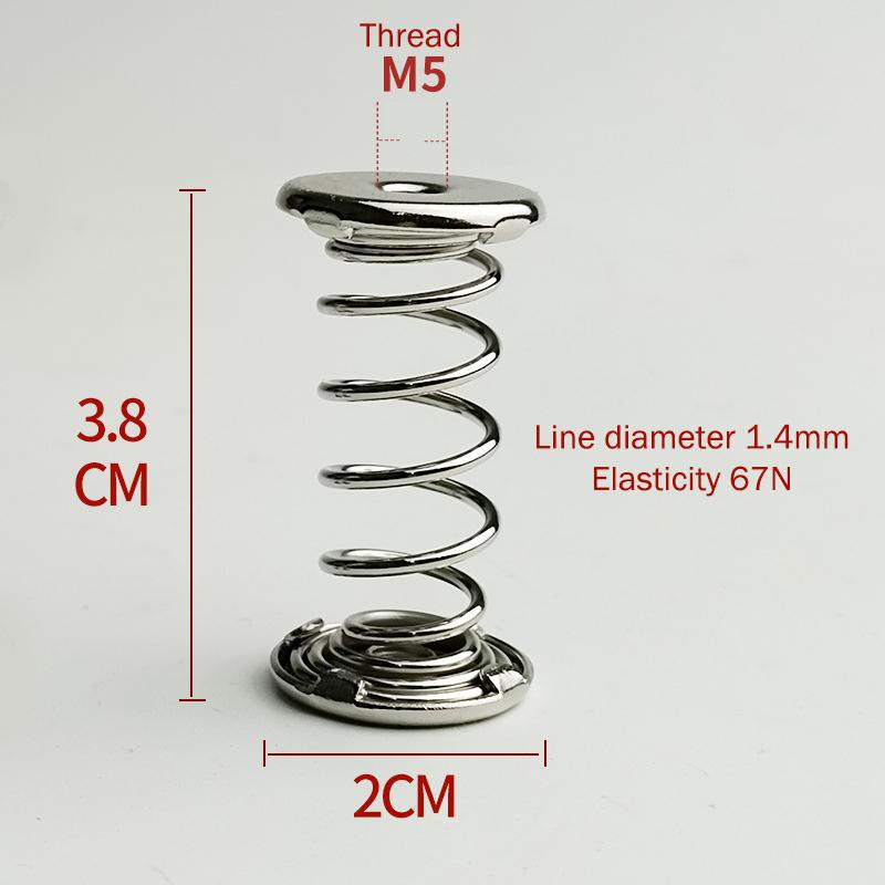 4Pcs Vibration Damping Shock Absorbing Strong Steel Spring M5/M6 Thread Filling Machine Dispenser Accessories