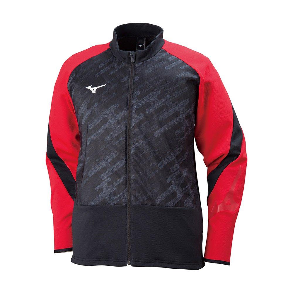 

Mizuno Soccer Knit Trejer Zip Slim Black x Chinese Size M Warm-Up Shirt, Shirt, Stretch, Fit, Unisex, Red, P2MC8035,