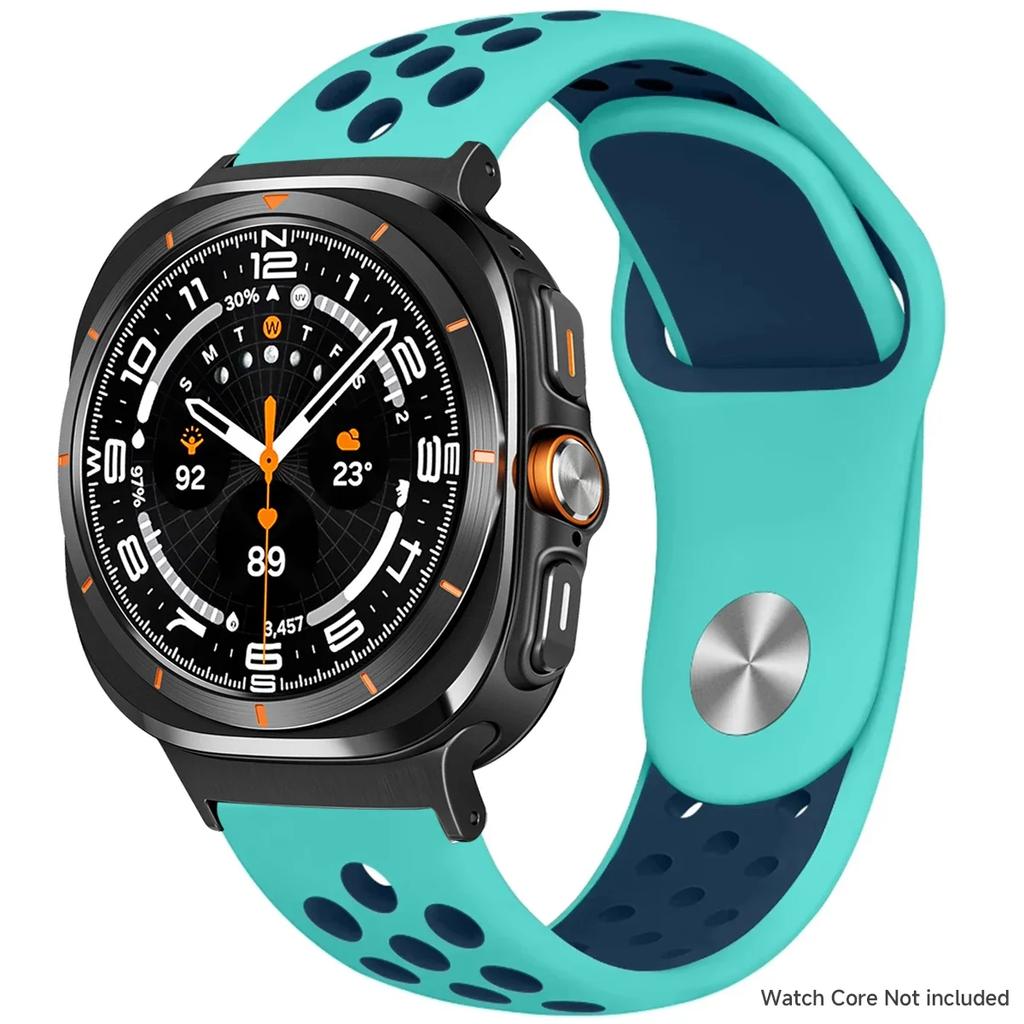 Silicone Strap For Samsung Galaxy Watch 8 40mm 44mm 8 Classic 46mm Sports Breathable Bracelet For Galaxy Ultra 2025 47MM Band