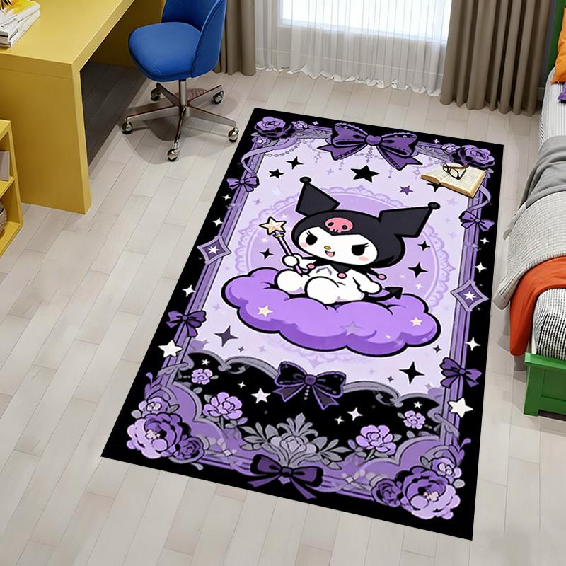 Kuromi, Magisch Patroon Vloerkleed, Kantoor Tapijt Binnen Buiten Entree Deurmat, Antislip Zacht En Comfortabel, Woonkamer, c122017