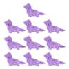 10Pcs Glowing in Dark Small Lizards Resins Miniatures Animal Figures Garden Landscape Potted Plant Decorations Ornaments