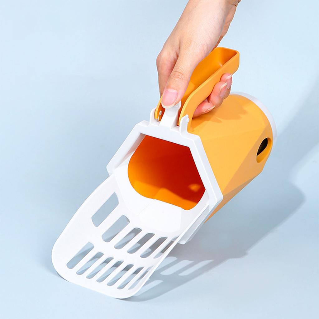 Cat Litter Scoop Multipurpose Large Capacity One Piece Design Efficient Cleaning Kitten Litter