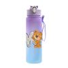 Cartoon Letter Printed Lovely A-Z 750ml Water Bottle Large Capacity Drinking Cup Portable Outdoor Sports Water Cup Children Gift