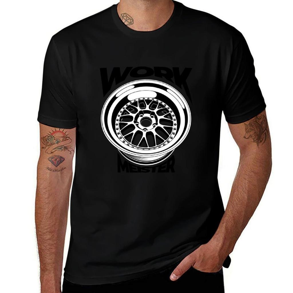 Work Wheel TShirt anime tshirt t shirt for man 100 percent cotton TShirt