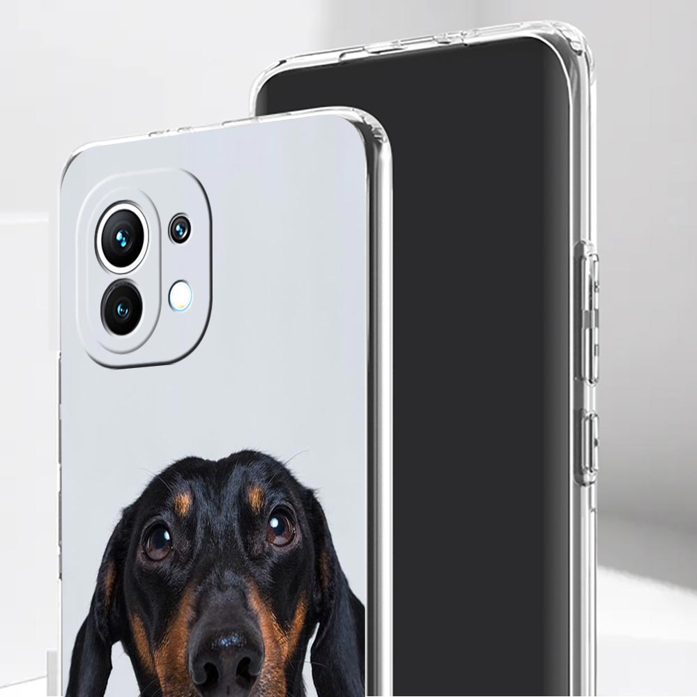 Dachshund Sausage Dog Phone Case For Xiaomi Mi 14 13 13T 12T 10 12 Lite 11 Ultra 11X 11T Pro Poco X6 X5 X3 NFC F6 5G Clear Cover