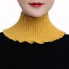 For Girl Clothes Decoration For Female Korean Style Fake Collar Knitted Scarf Neck Guard Women Bib