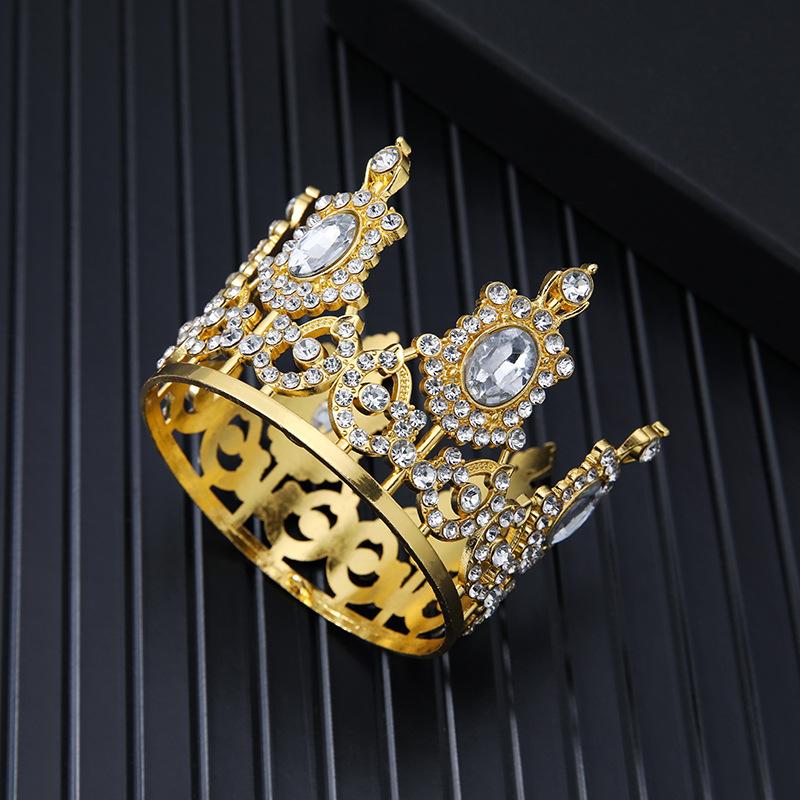 Legierung Gold Kuchen Dekoration Krone Kindergeburtstag Party Backen Hochzeitsfeier Ornamente