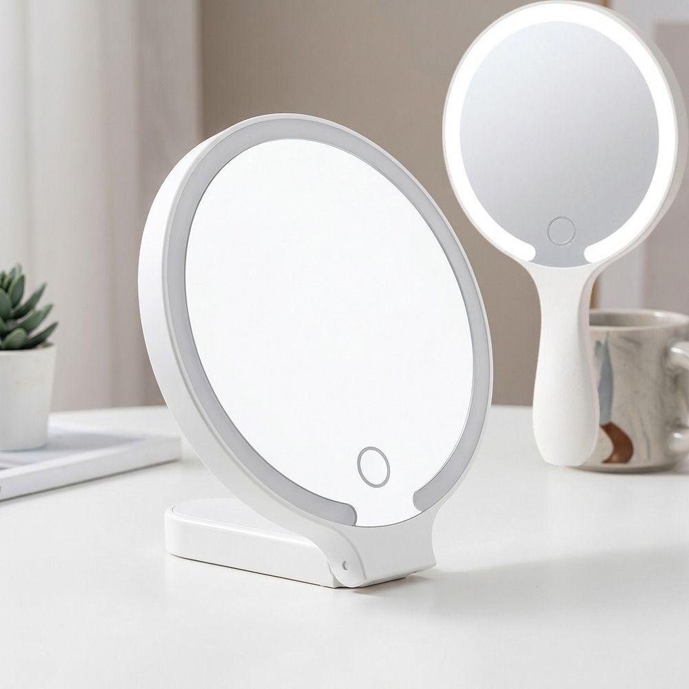 3 Color Dimmable Lights LED Makeup Mirror  Cosmetic Mirror with Fill Light  Home Use