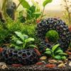 Hollow Round Aquarium Fish Shelter 3D Printed Fish Tank Cave  Aquatic Animal Hiding